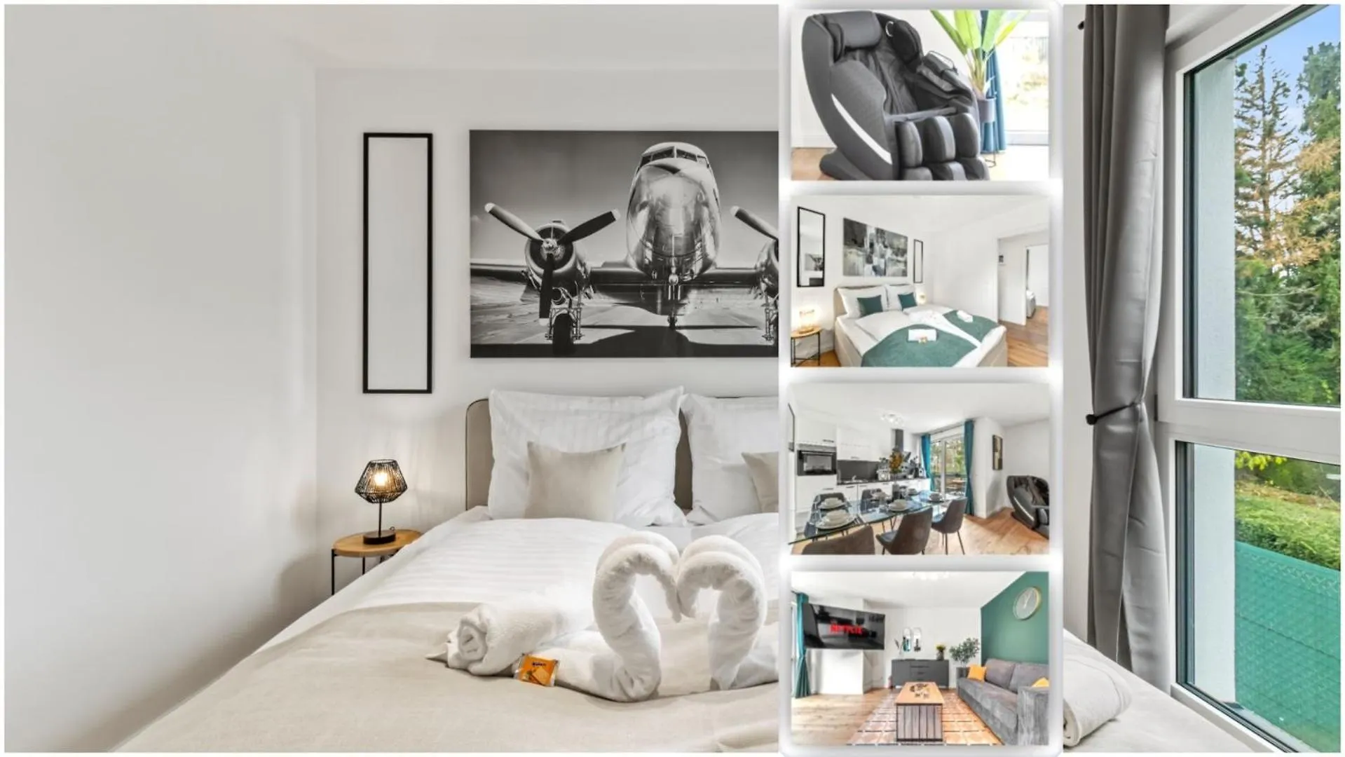 Noblenest Deluxe - Massage - Kaffee - Arbeitsplatz Apartment Vienna